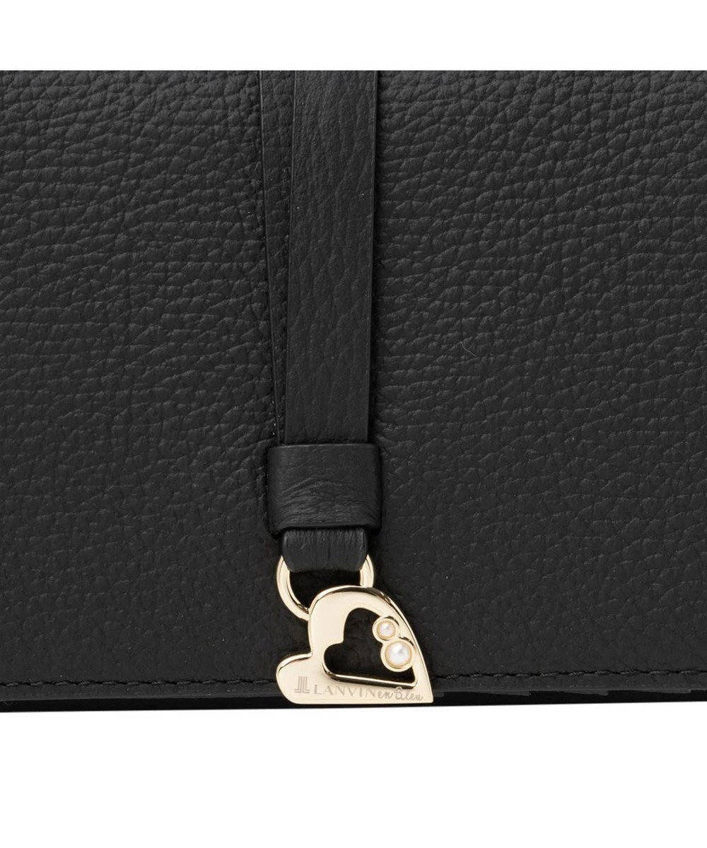 LANVIN en Bleu カルノ 二つ折り中Lファスナー財布 