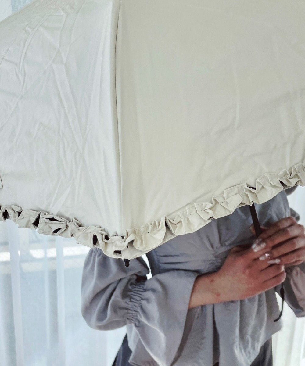 WEGO 【日傘/雨晴兼用/UVカット/日焼け対策/紫外線対策/熱中症対策】PROTECT　U　フリル 