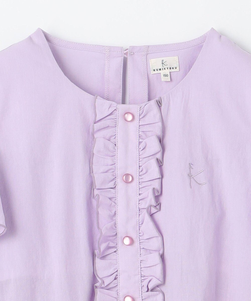 組曲 KIDS 【UVケア】【150-160㎝】バイカラー ワンピース 