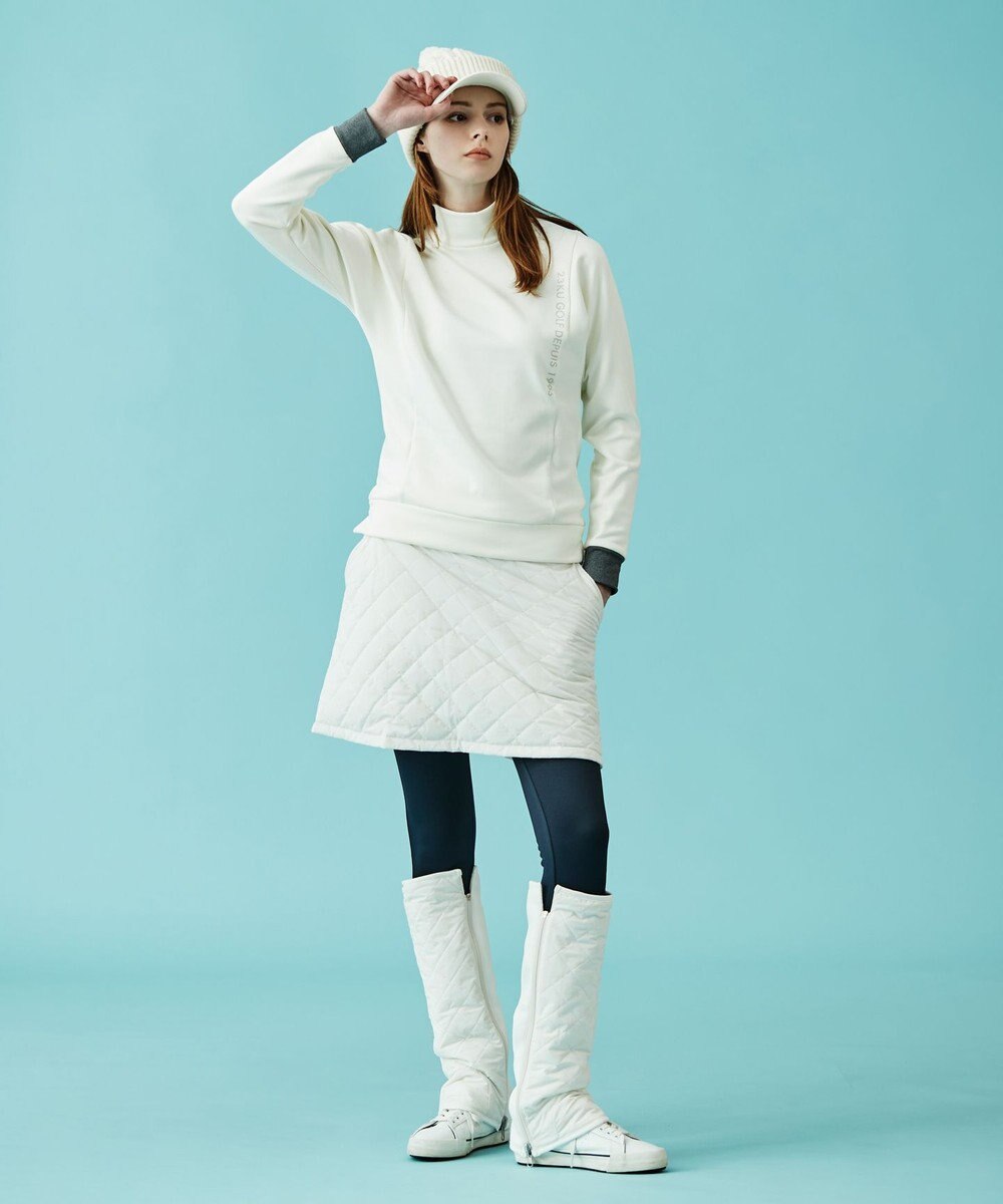 23区GOLF レディな防寒アイテム【WOMEN】ダイヤキルト 中綿スカート 保温性◎寒い朝に最適 