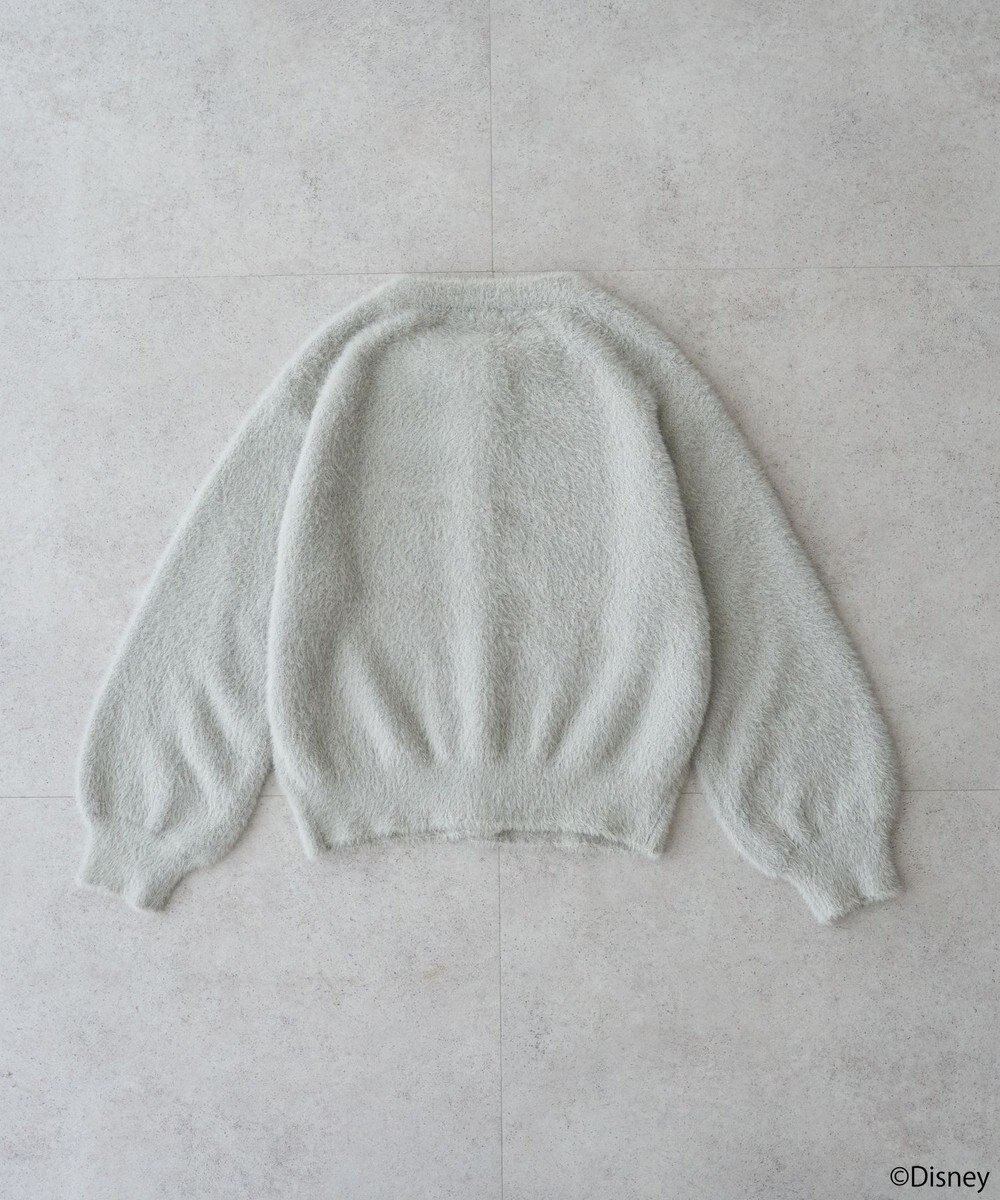 earth music&ecology 【予約】Disney/ポイントミッキーラメシャギーカーデ 