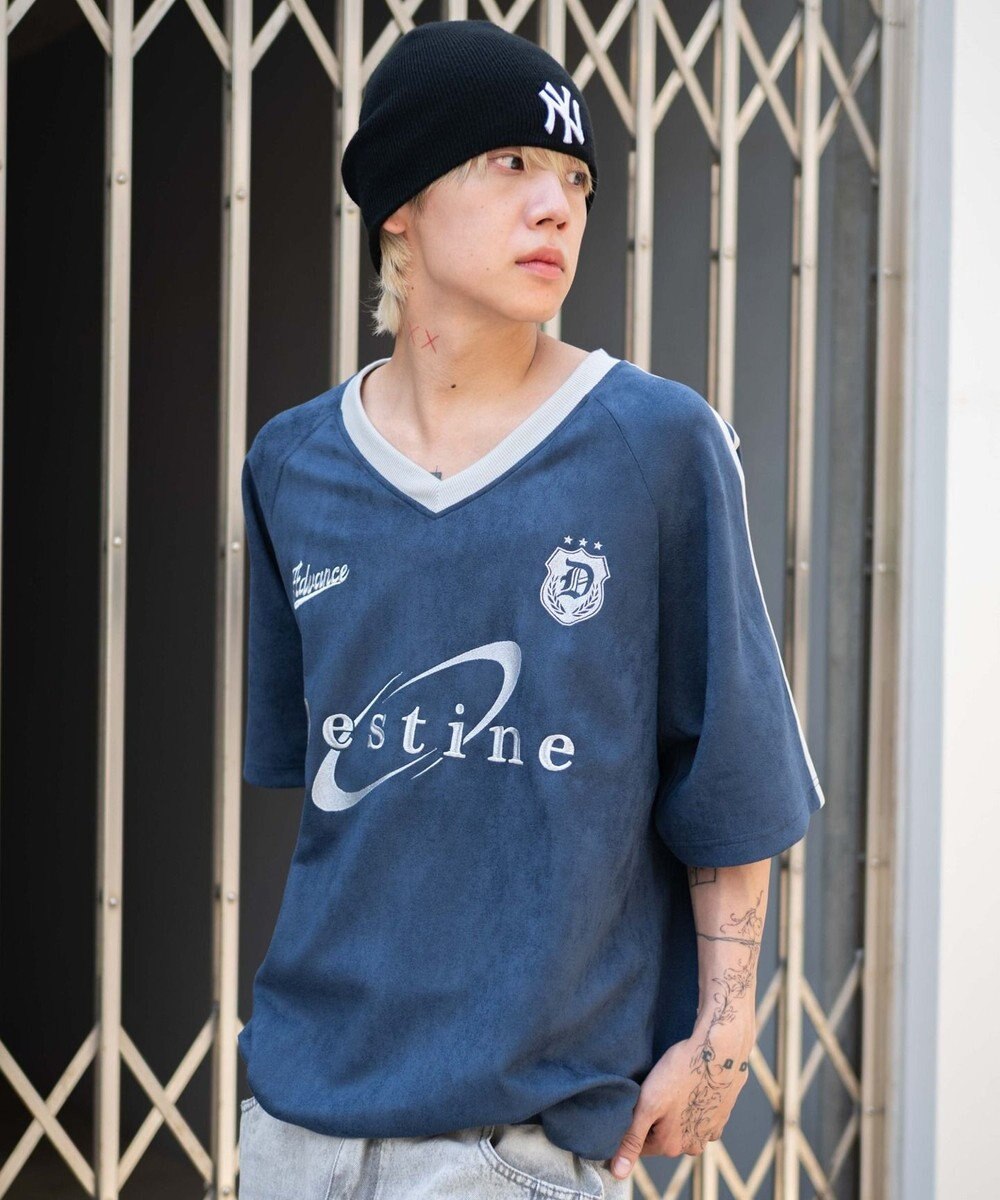 WEGO 【ユニセックス着用ITEM/MLサイズ展開】フェイクスウェードゲームT（SS） 