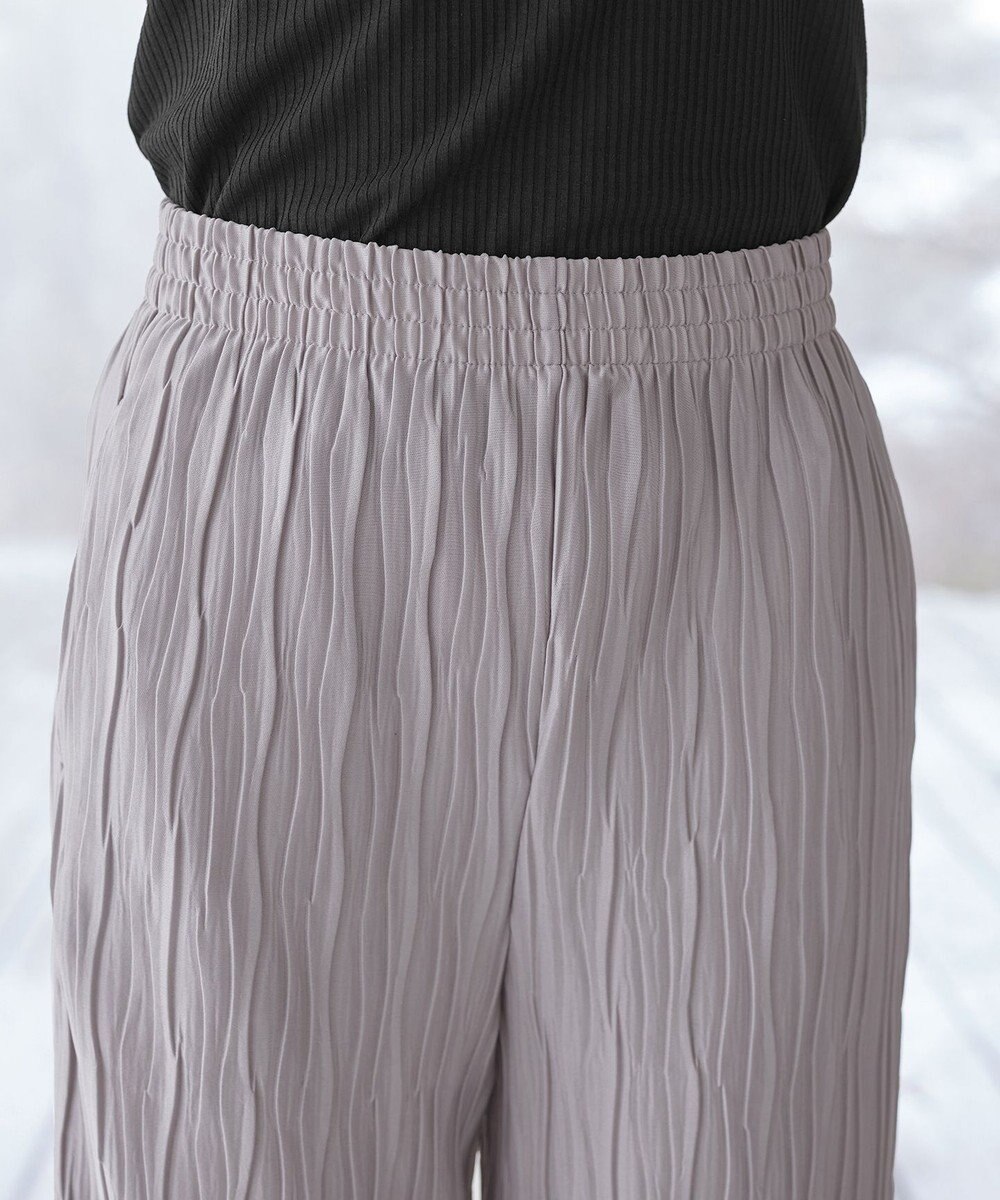 Tiaclasse ウェーブプリーツパンツ 