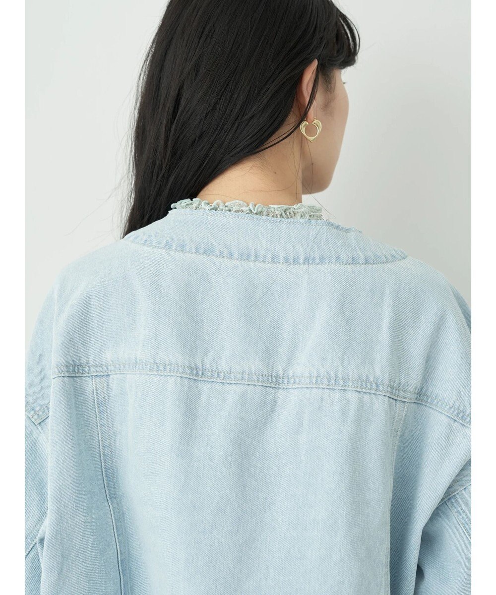 earth music&ecology ノーカラーＧジャン 