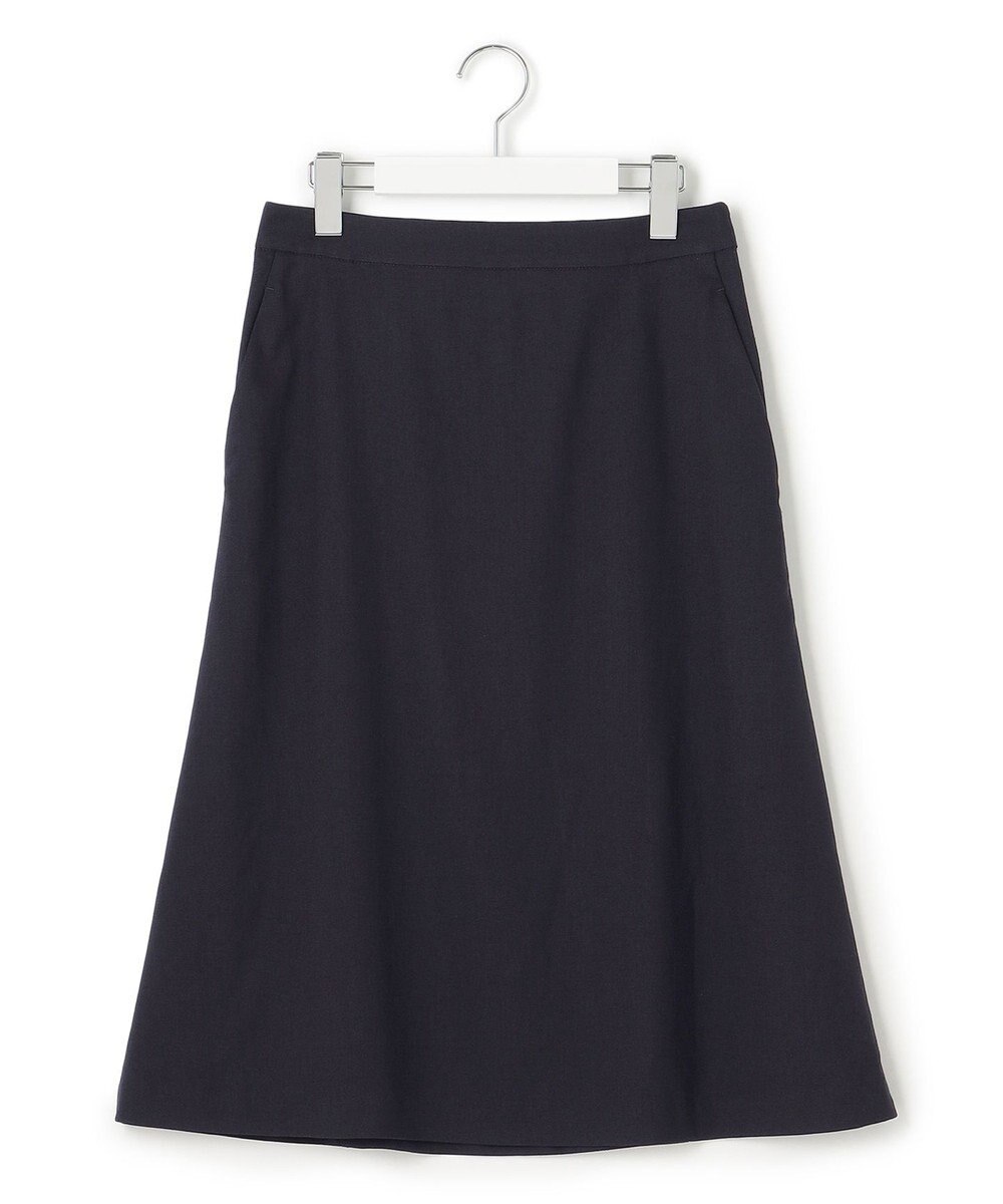 23区 L 【セットアップ対応/洗える】アイアスマットストレッチ セミフレア スカート 