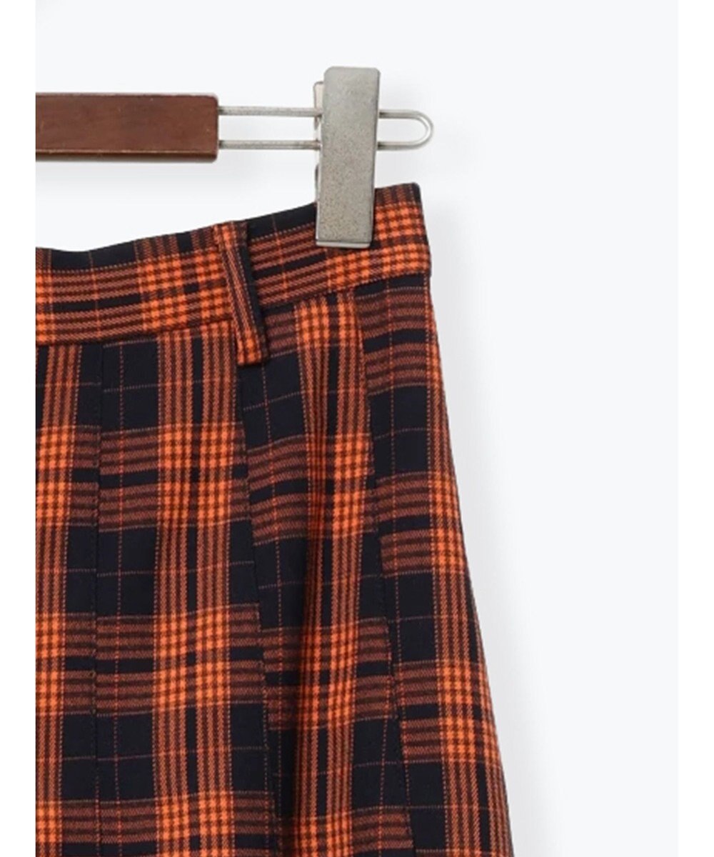 Te chichi チェックアソートロングプリーツスカート 