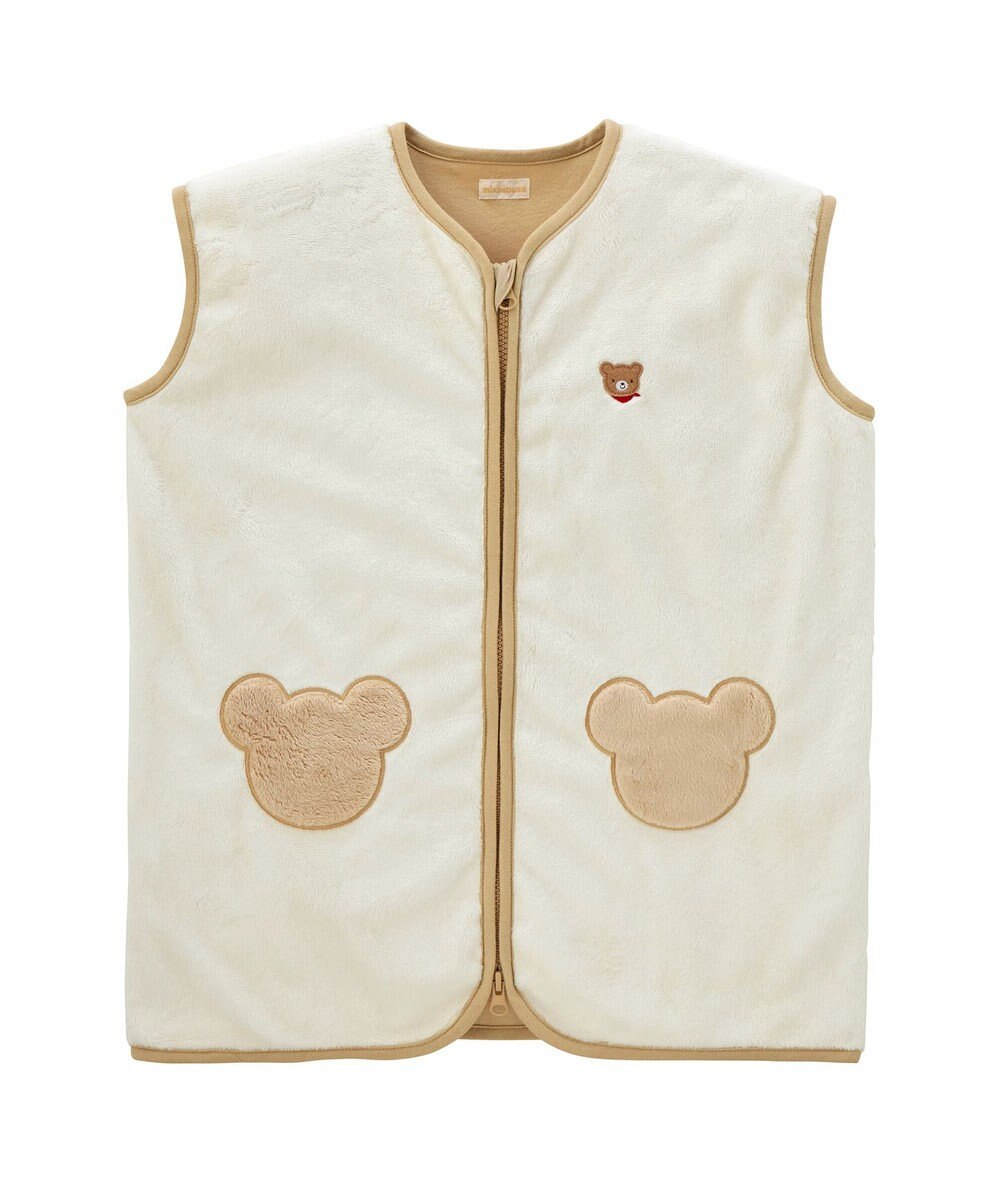 MIKI HOUSE HOT BISCUITS マイクロファー素材 スリーパー ギフトセット【BOX付き】 