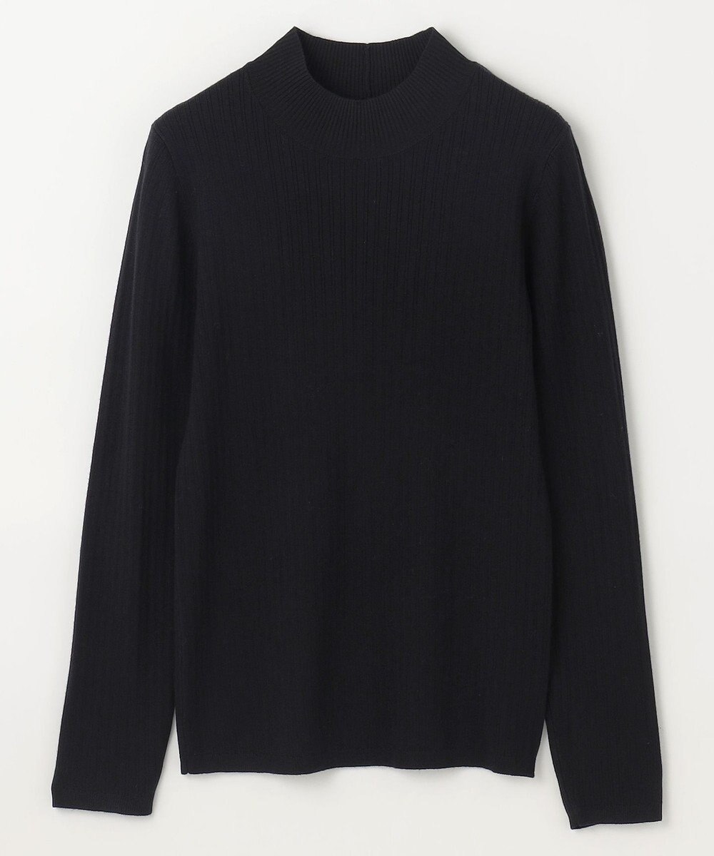 ANY 【洗濯機可】ランダムリブハイネックニット 