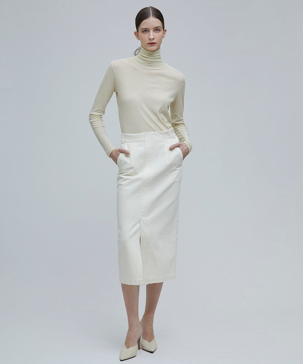 BEIGE， SORE / ハイネックカットソー 