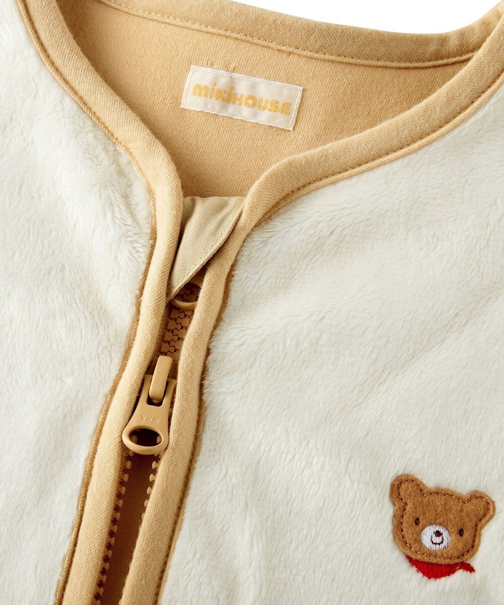 MIKI HOUSE HOT BISCUITS マイクロファー素材 スリーパー ギフトセット【BOX付き】 