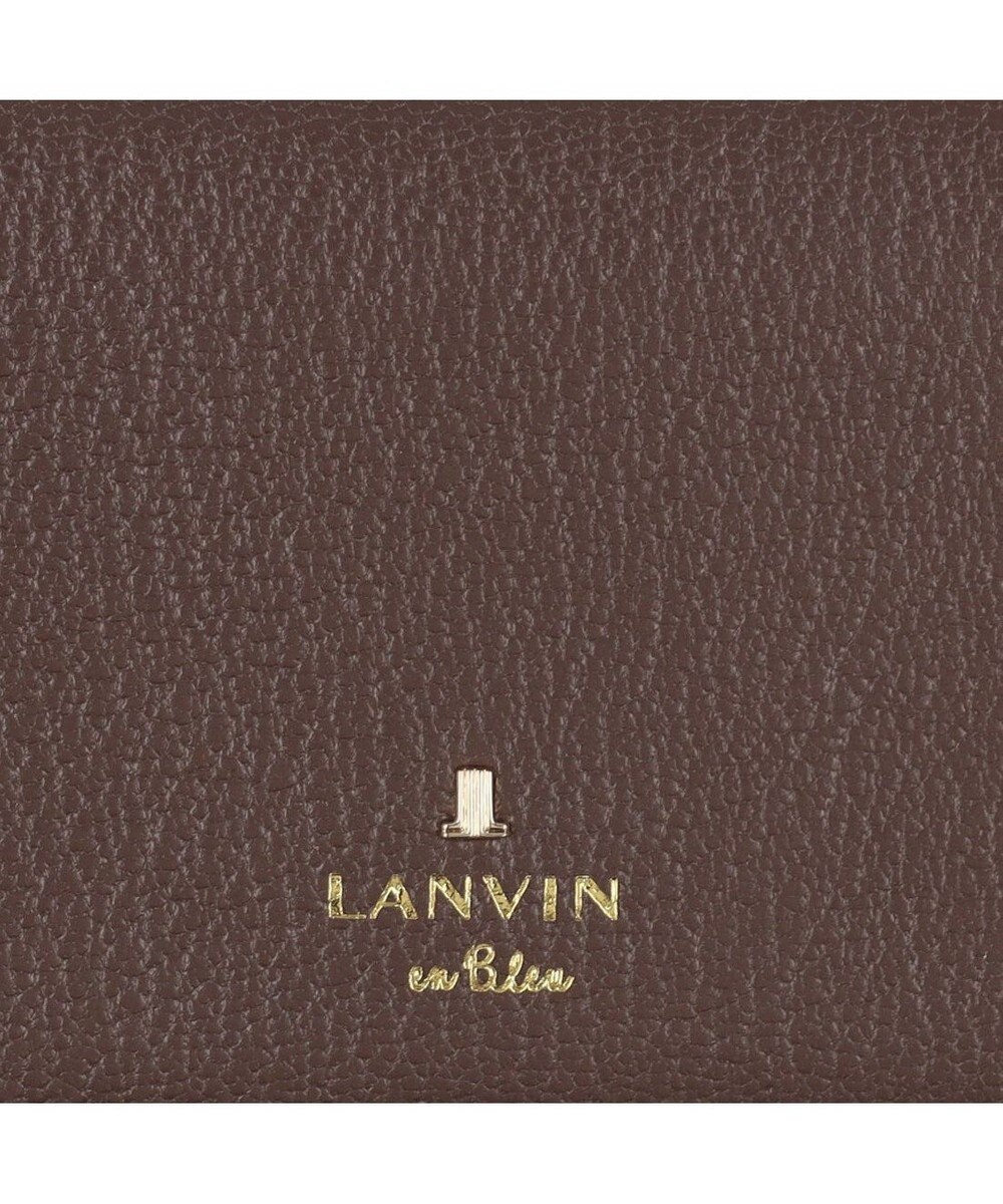 LANVIN en Bleu リム リール付き2面パスケース 