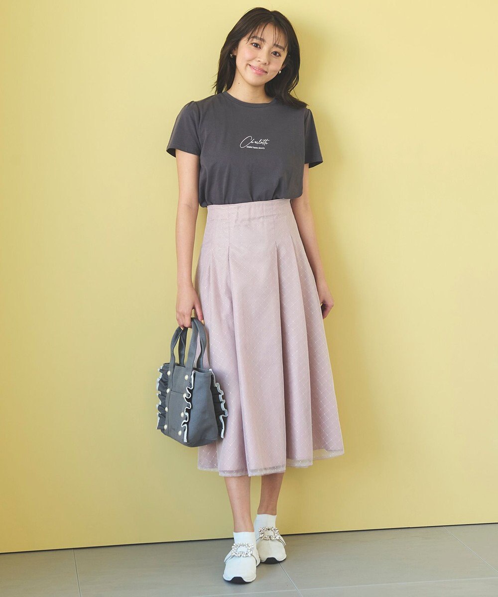 Feroux ビジュー付きニット スニーカー 