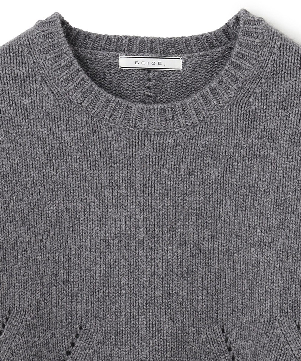 BEIGE， LIART / クルーネックニット 