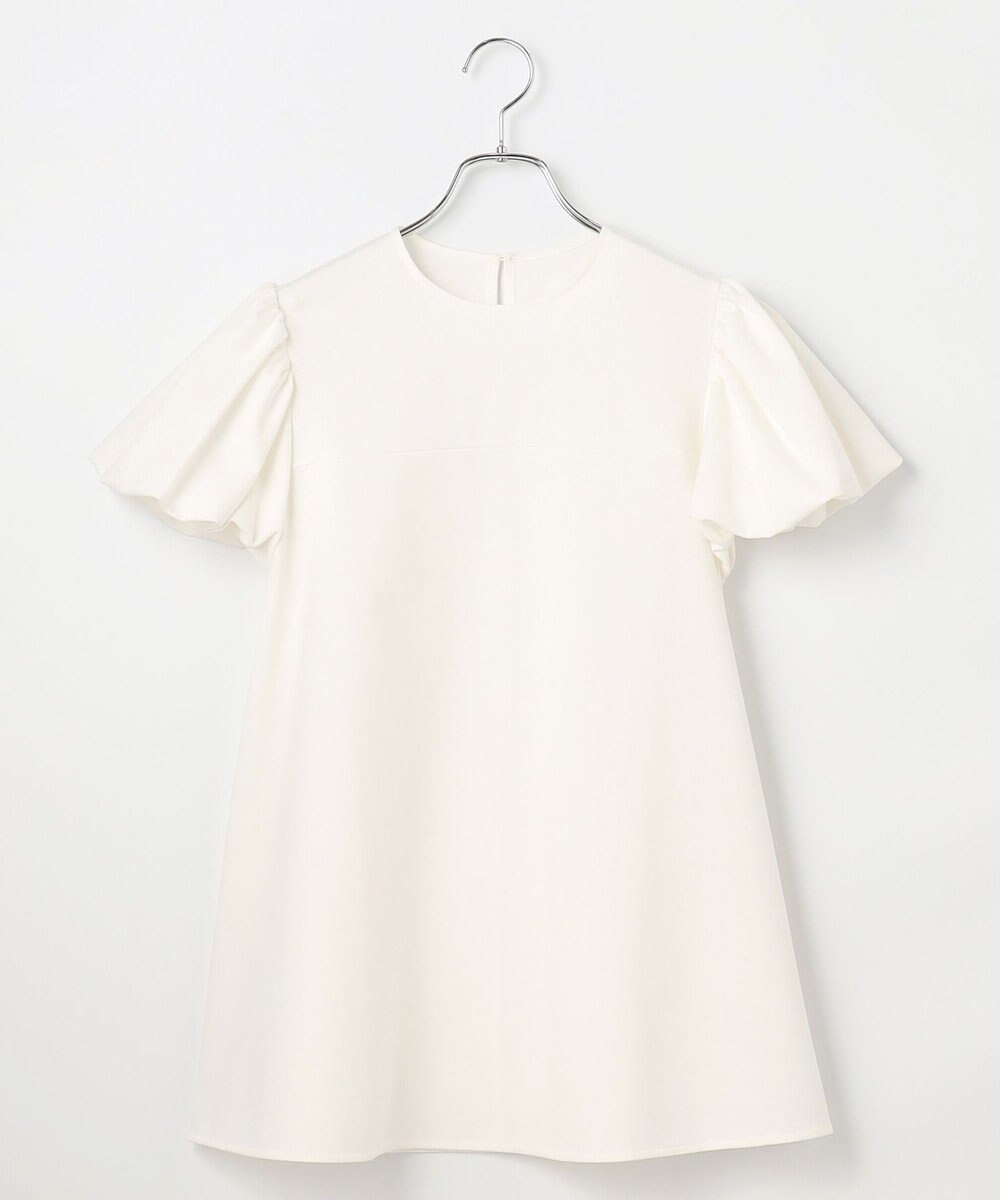 #Newans 【洗える】Aラインパフスリーブカットソー 