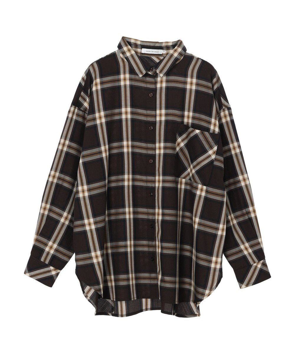 AMERICAN HOLIC イージーケアチェックシャツ 