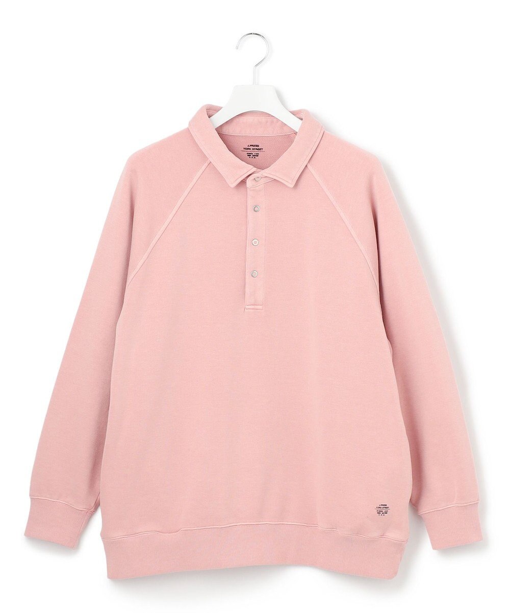 J.PRESS YORK STREET 【UNISEX】ラガータイプラグラン 裏毛トレーナー 