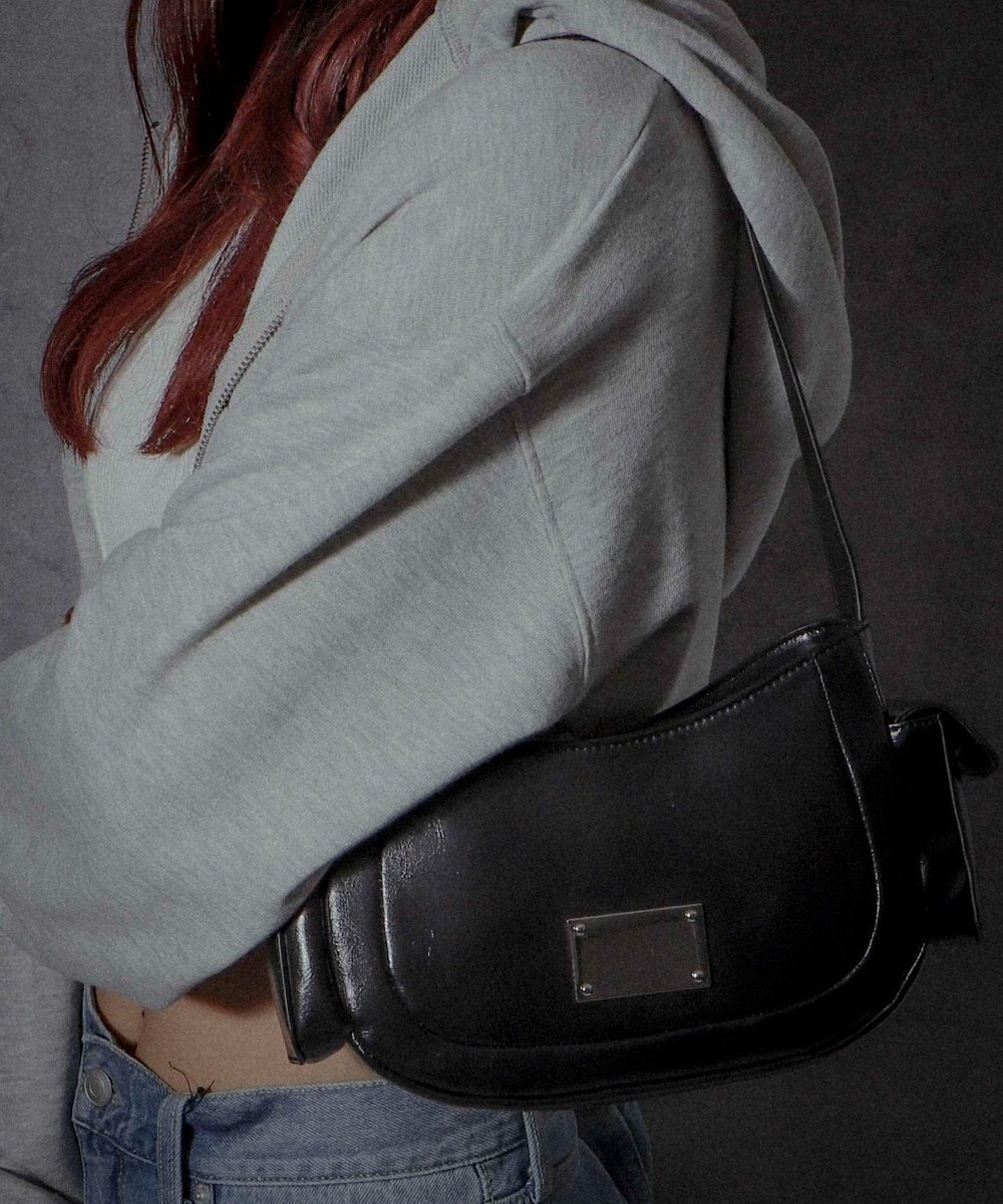 WEGO プレートデザインハトメバッグ 