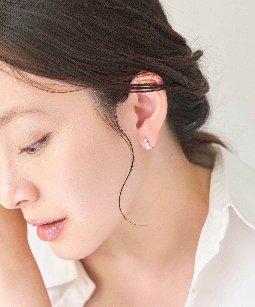 Phoebe 【K10】ノーブルパールイヤリング 