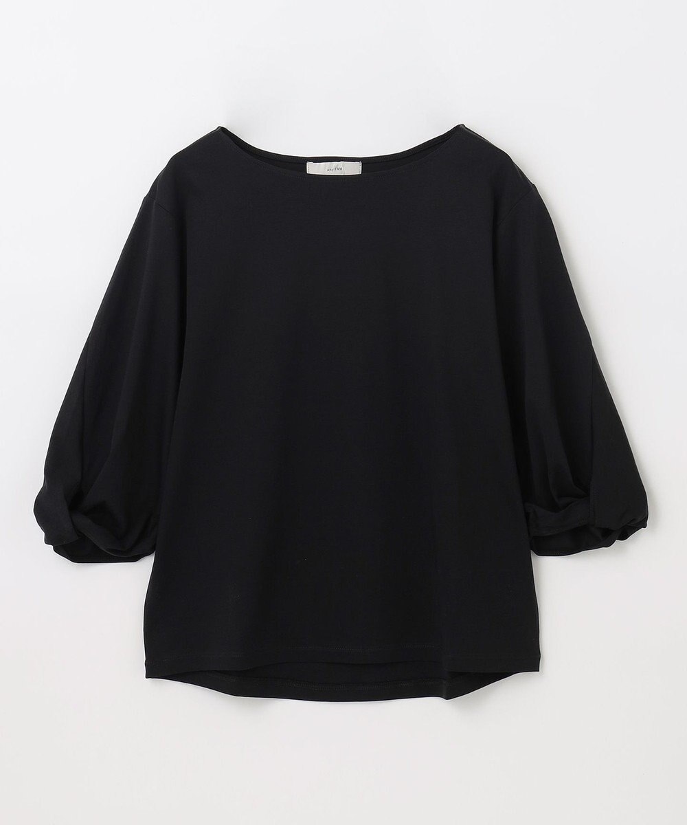 ANY 【接触冷感】シルケットスムース ツイストスリーブトップス 