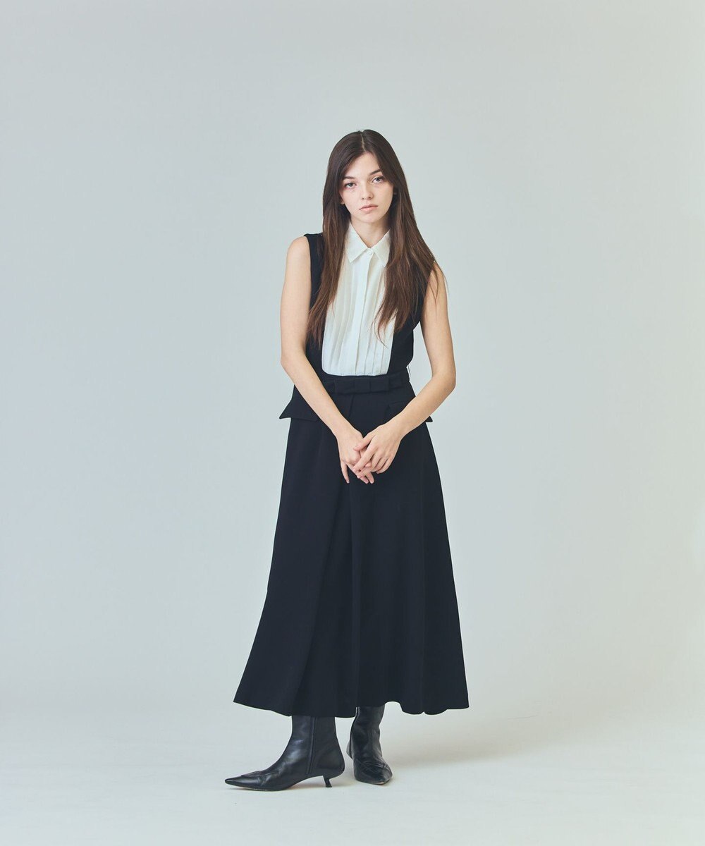 GRACE CONTINENTAL シアータック切替ドレス 