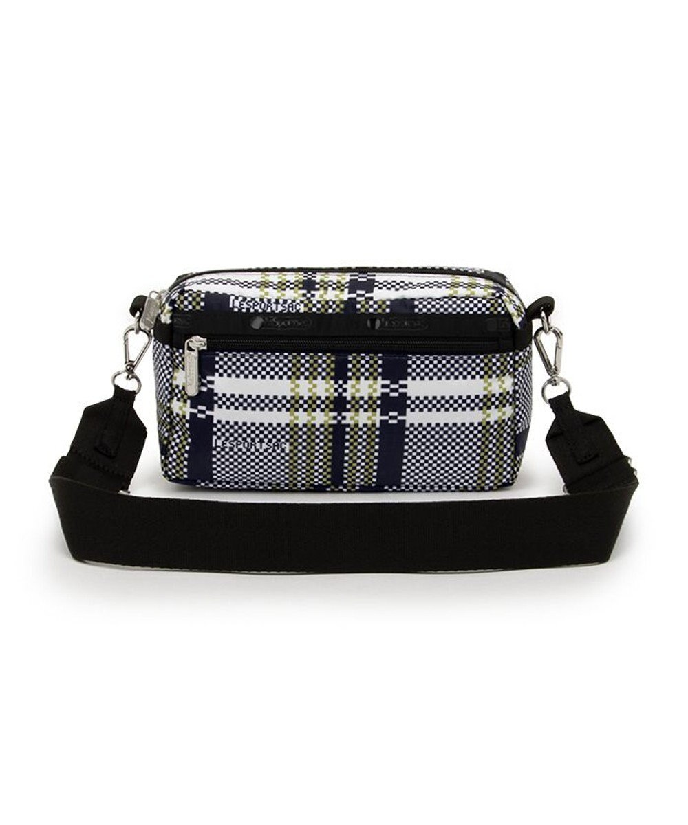 LeSportsac E/W PHONE CROSSBODY/ピクセルスクランブルチェック 