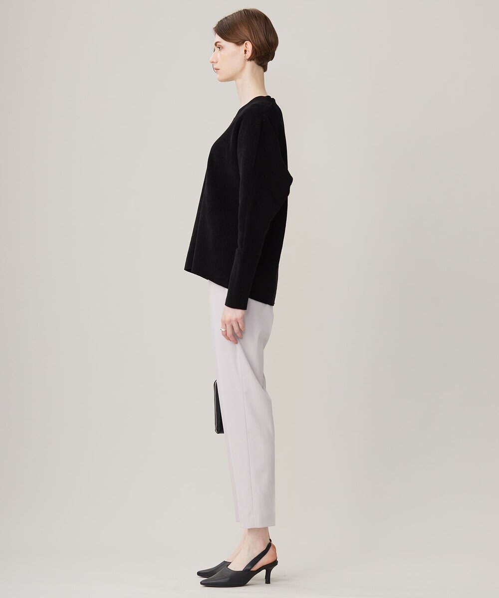 ICB L 【洗える】ウォームサテン ドロストパンツ 