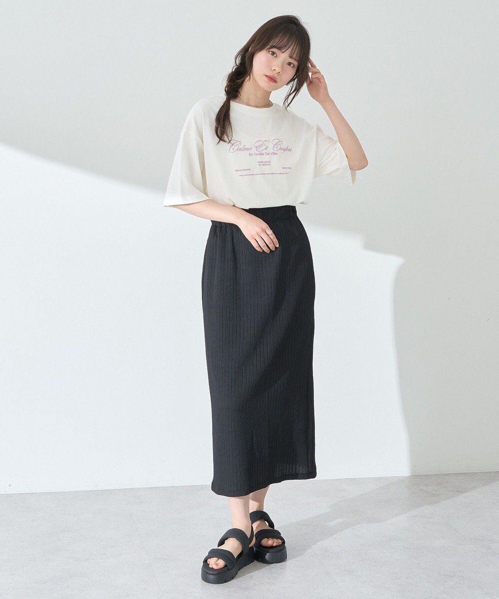 earth music&ecology 選べる丈カットナロースカート 