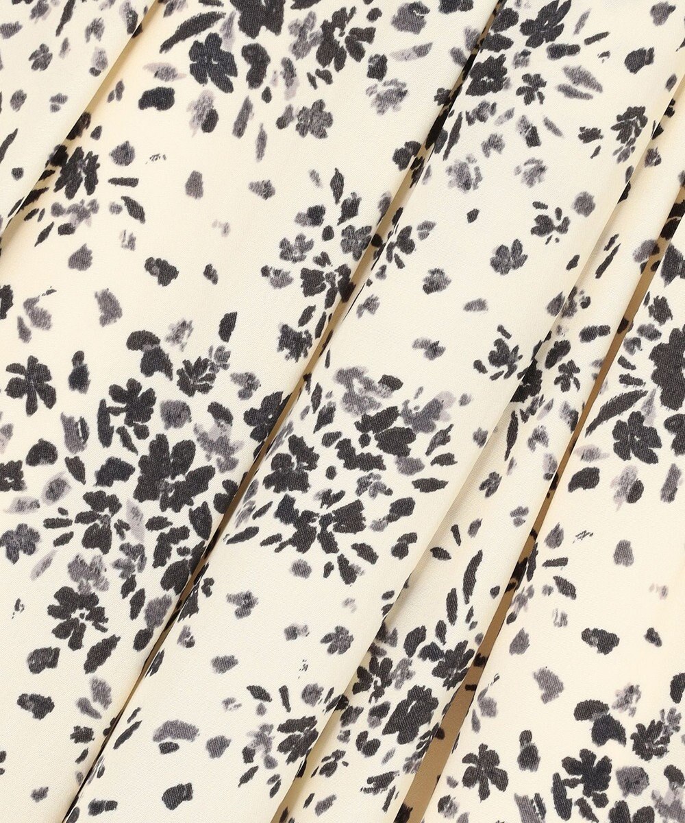 組曲 モザイクフラワープリント スカート 