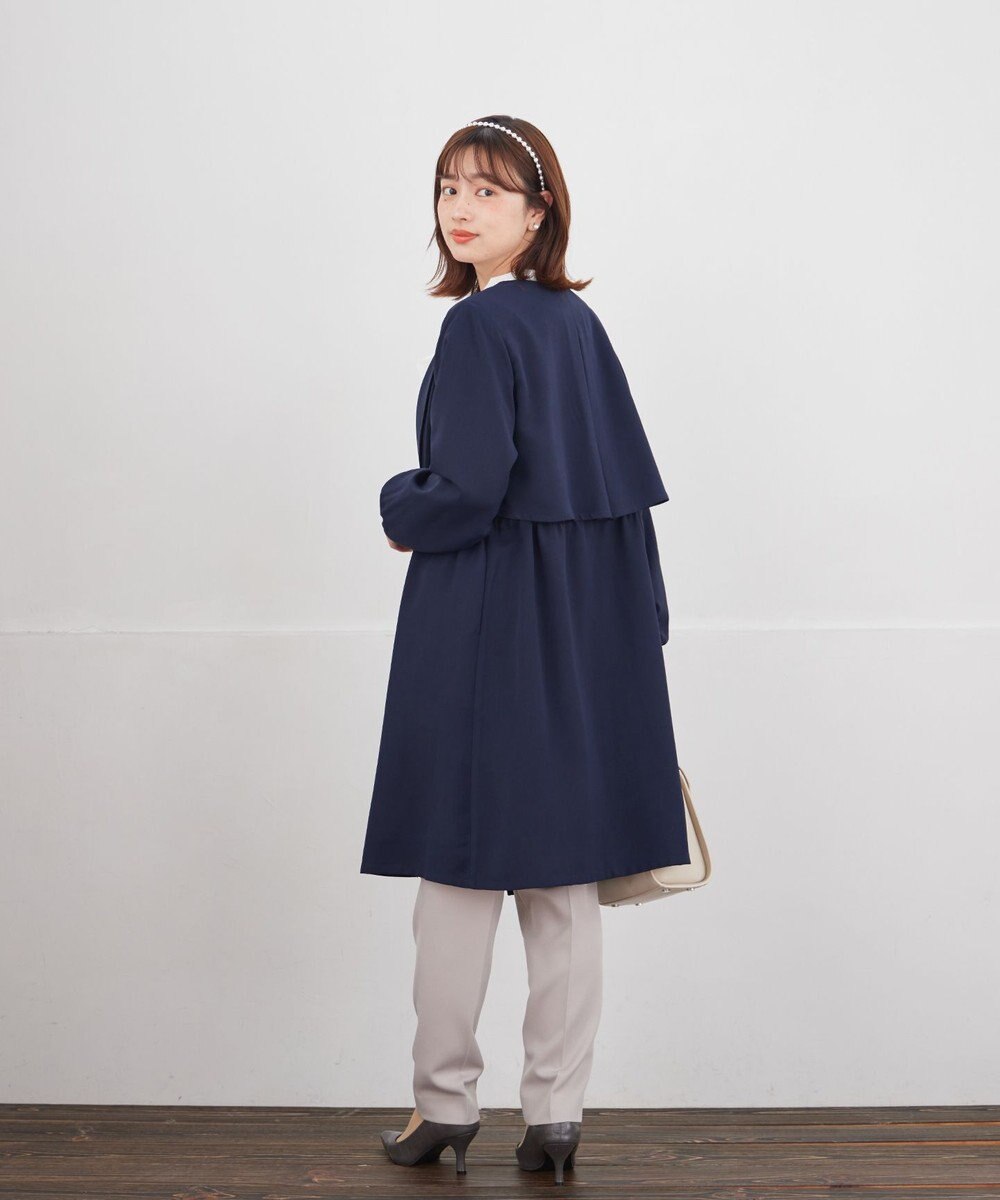 Tiaclasse タックヨーク着流しパフスリ－ブコート 