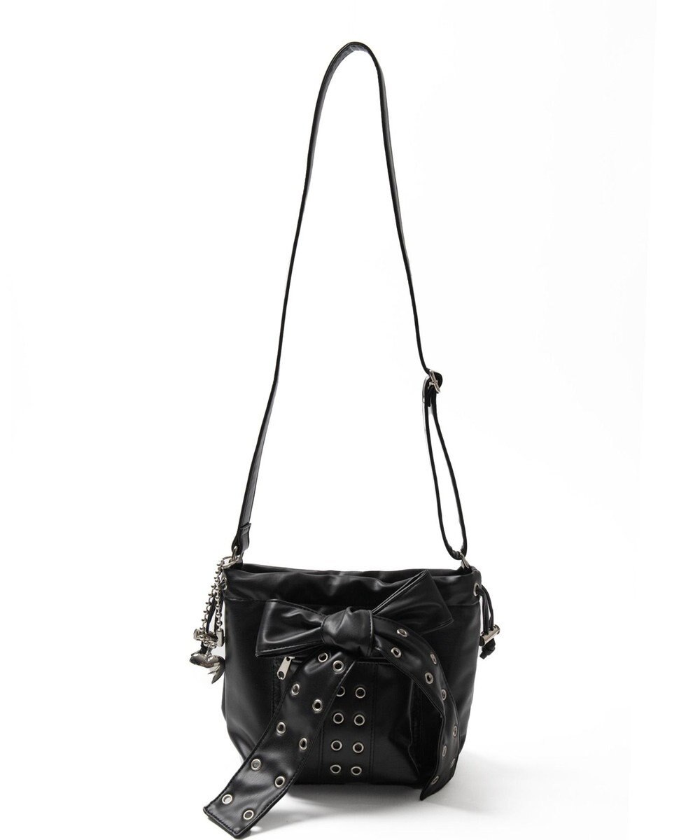 WEGO チャーム付きハトメリボンショルダー 