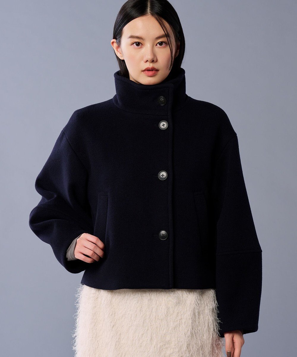 uncrave 【撥水】プルーフ メルトン スタンドネック コート（uncrave STANDARD） 