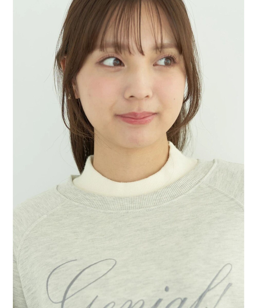 earth music&ecology 裏毛ロゴチュニック 