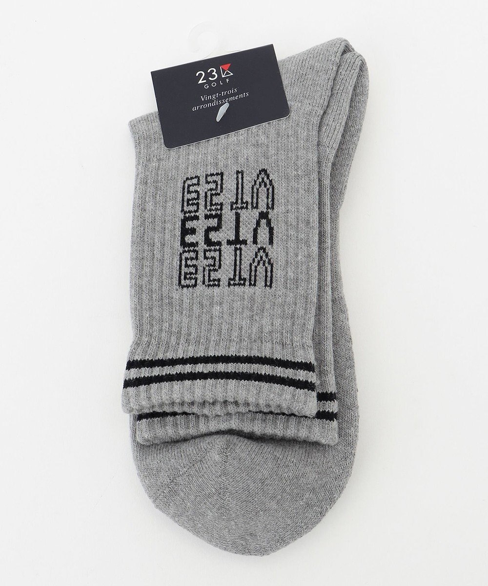 23区GOLF 【MEN】ロゴ レギュラーソックス 