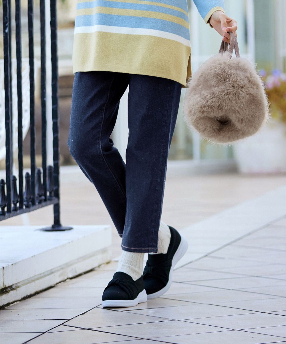 Tiaclasse 【安田美沙子さん着用・洗える】ストレッチストレートデニム 