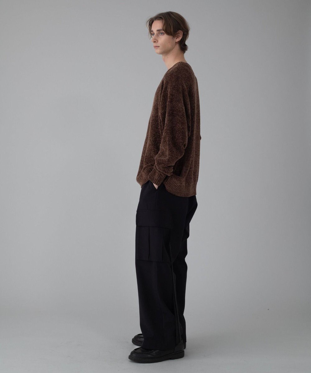 WEGO 【ユニセックス着用ITEM/MLサイズ展開】ベロアモールプルオーバー 