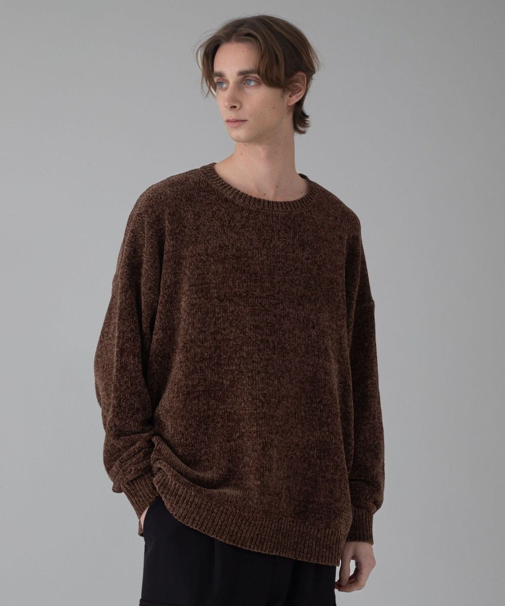 WEGO 【ユニセックス着用ITEM/MLサイズ展開】ベロアモールプルオーバー 