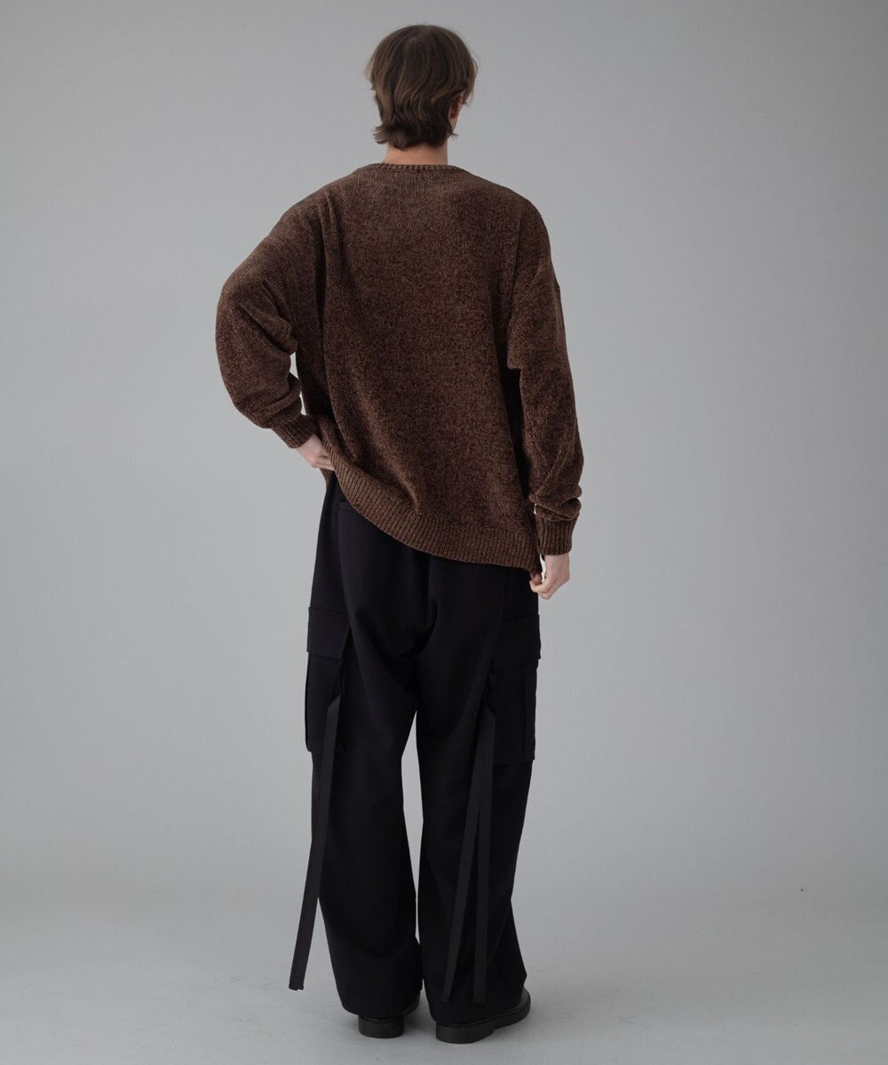 WEGO 【ユニセックス着用ITEM/MLサイズ展開】ベロアモールプルオーバー 