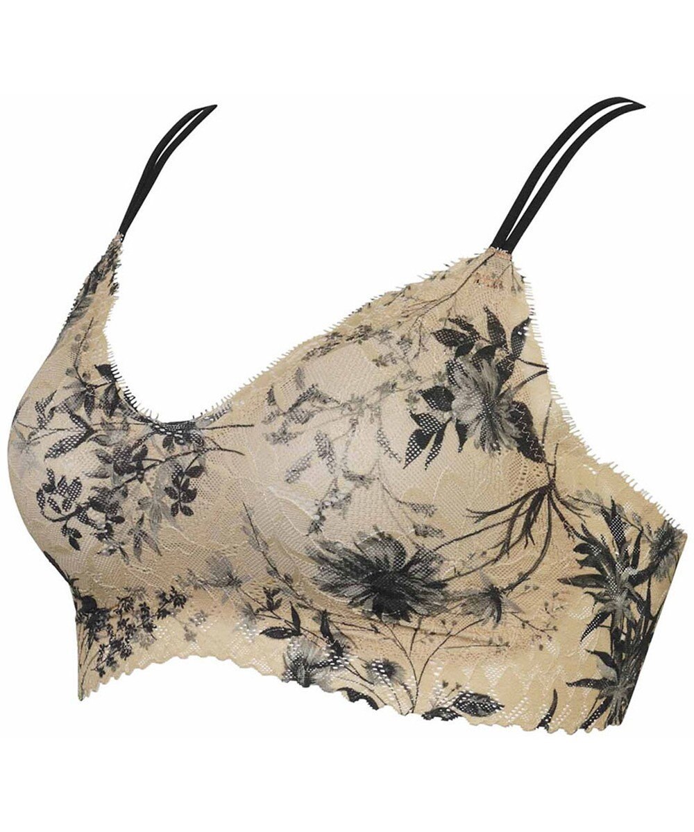 WACOAL 【GOCOCi ゴコチ】 ブラレット アウターにひびきにくい 肌あたりのやさしいレース ワイヤレス ブラジャー ノンワイヤーブラ レディース CGG297 /ワコール 