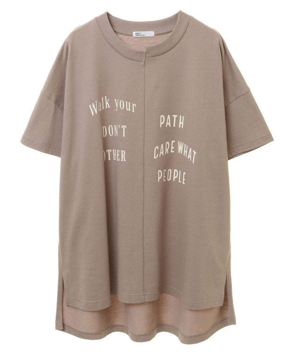 CRAFT STANDARD BOUTIQUE リメイクロゴ半袖Tee 