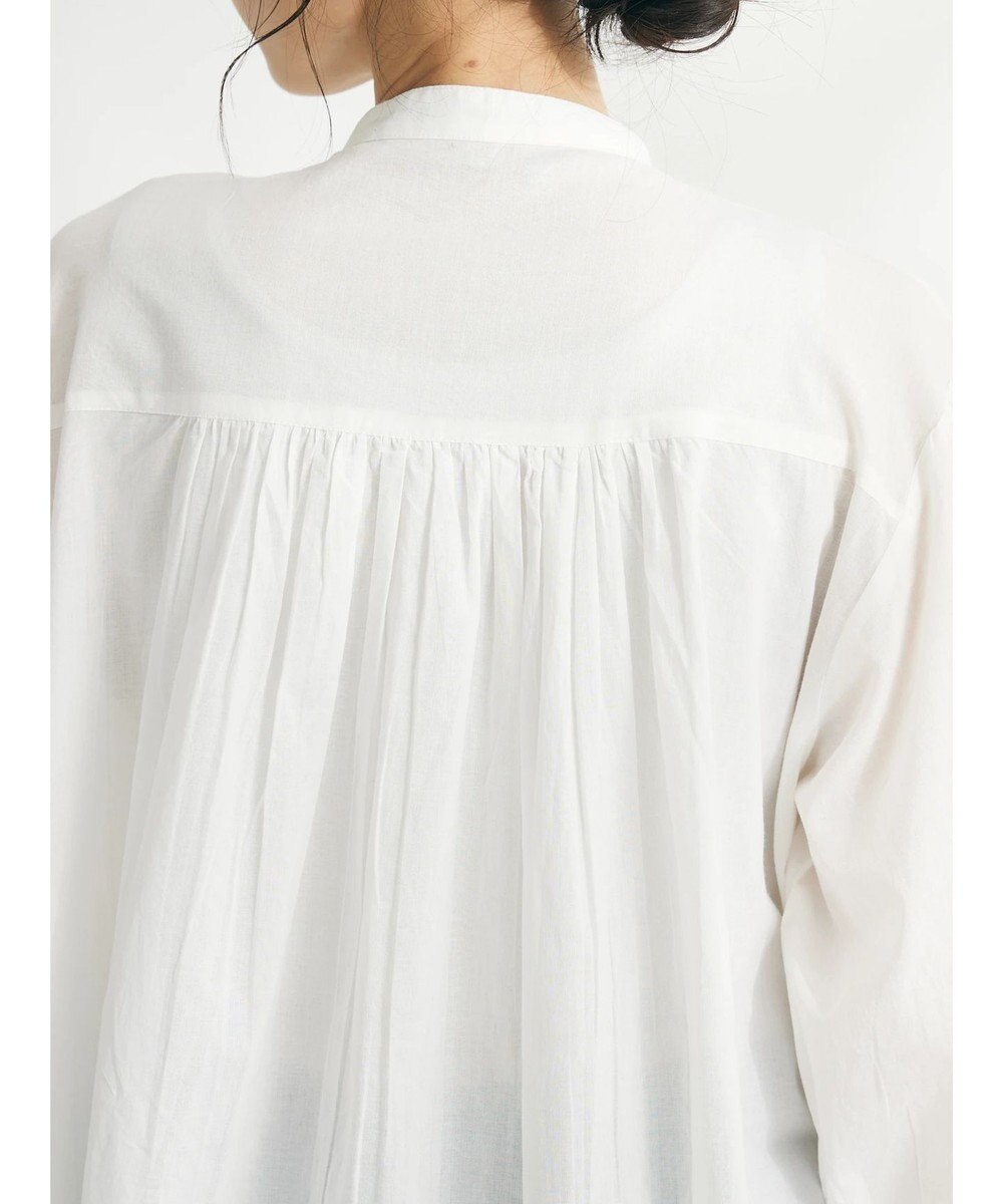 CRAFT STANDARD BOUTIQUE インド綿ピンタックブラウス 