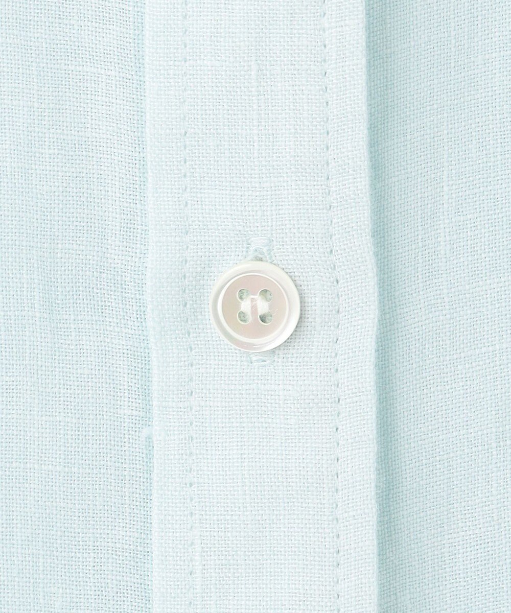 23区 L 【Oggi7月号掲載/洗える】LIBECOリネン クロップド デザイン シャツ 