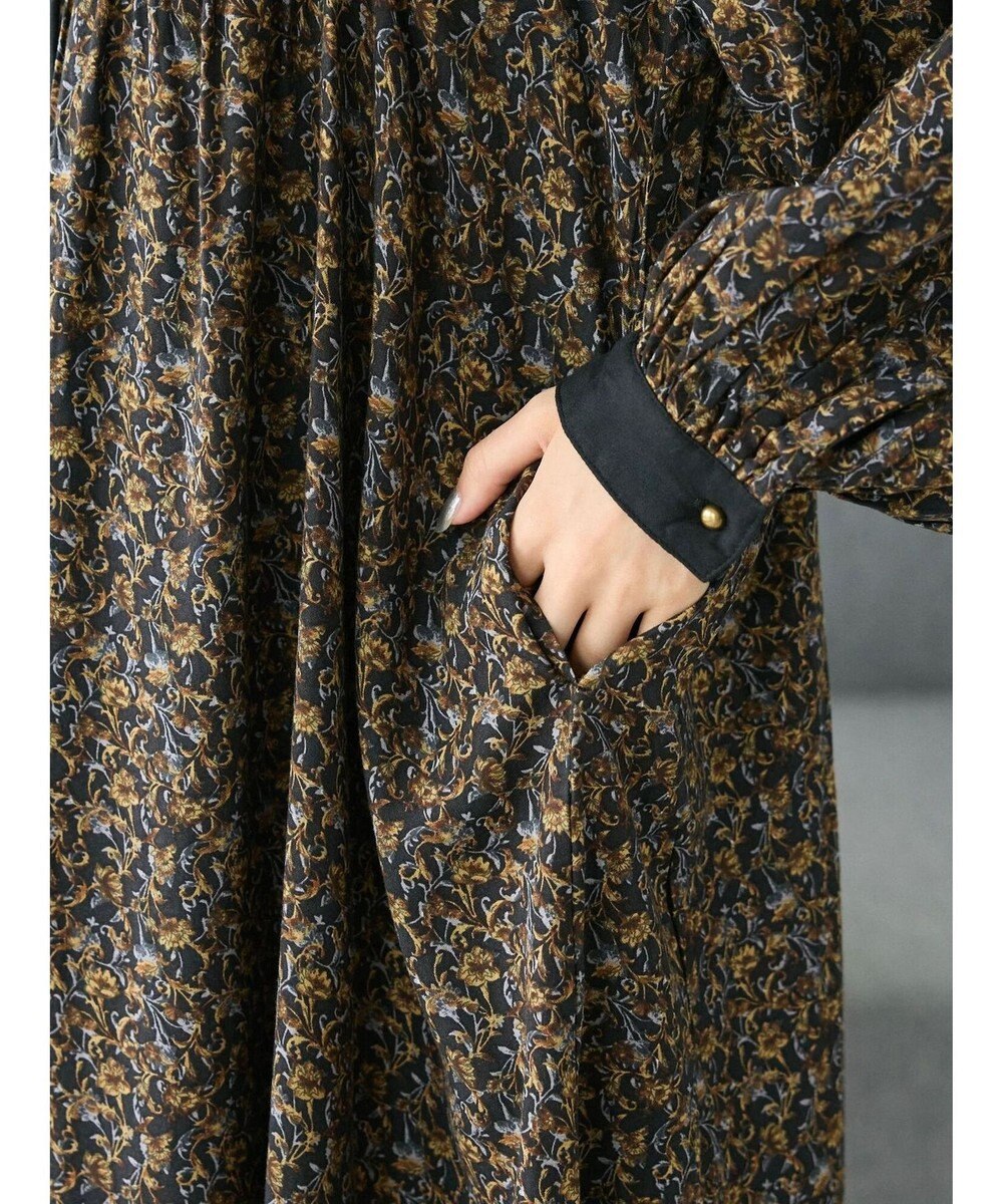 CRAFT STANDARD BOUTIQUE レーヨンキルト切替ワンピース 