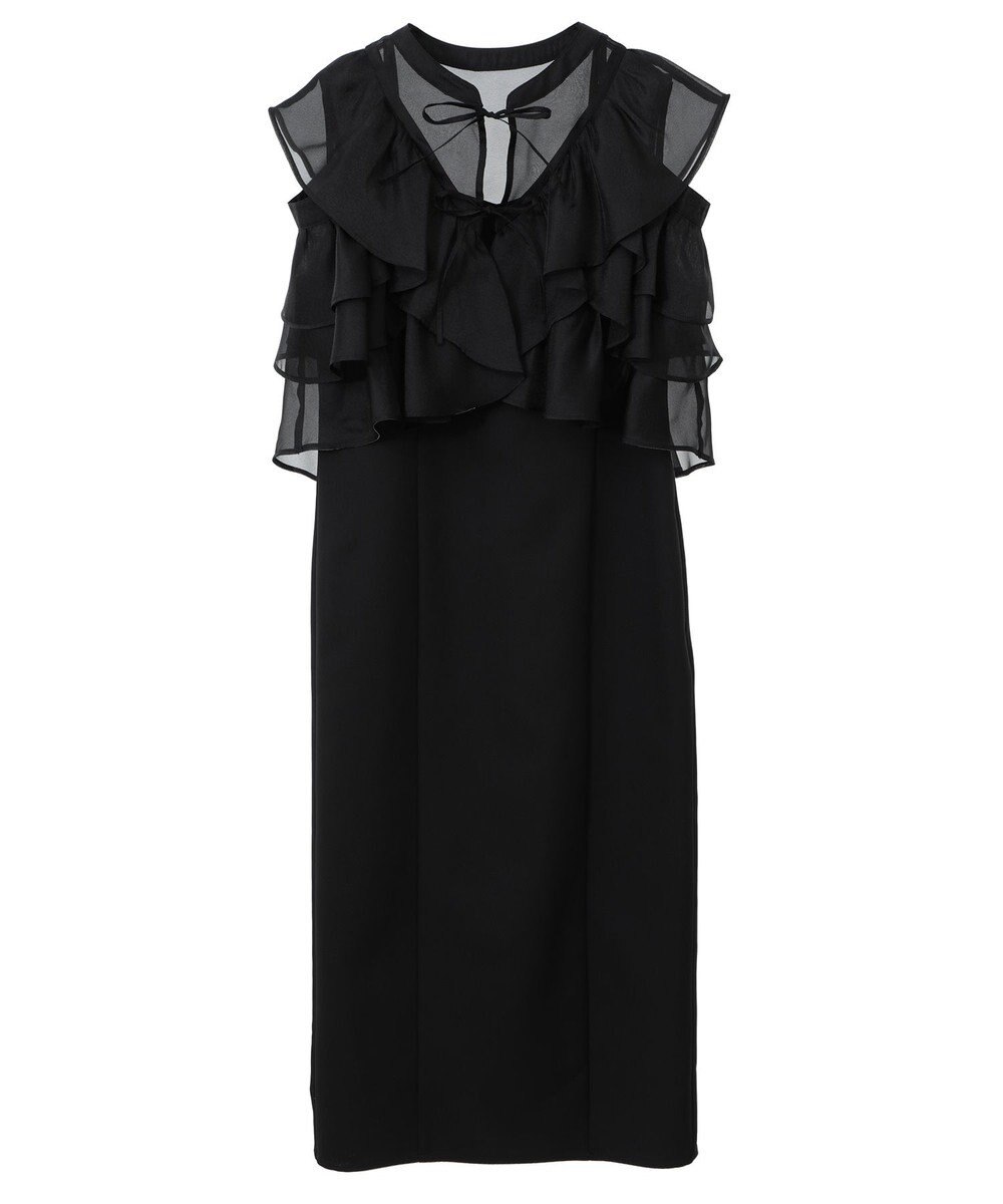 earth music&ecology SET2点フリルボレロ＋ナローワンピース 