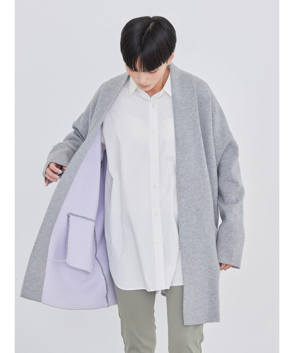 AMERICAN HOLIC バイカラーニットコーディガン 