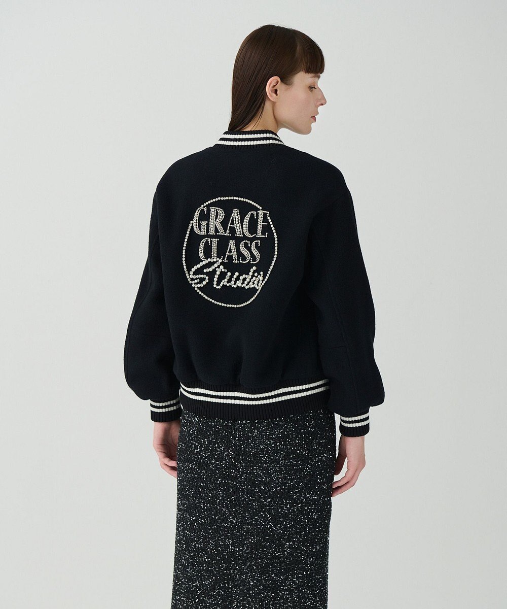 GRACE CONTINENTAL ビジューembアワードジャケット 