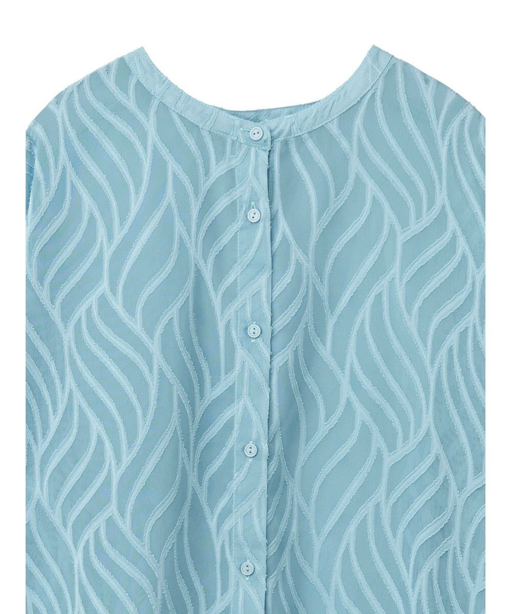 Green Parks ２ＷＡＹ　リーフジャガードシアーシャツ 