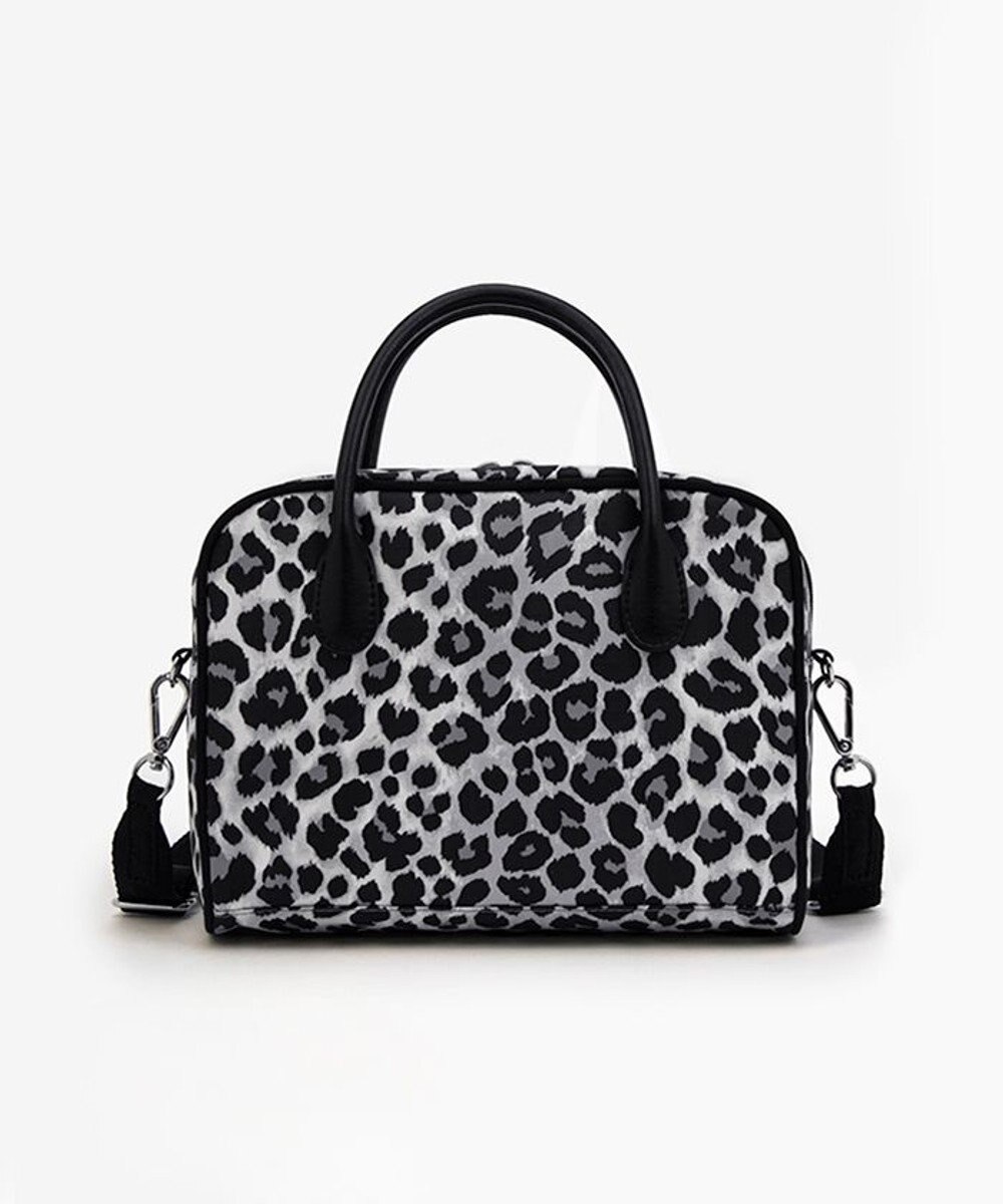 LeSportsac SQUARE TH CROSSBODY/アップタウンレオパード/ブラック 