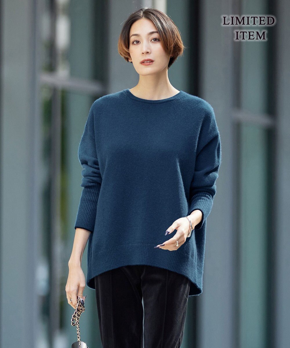 ICB L 【WEB限定】ファインメリノバルキー プルオーバー 