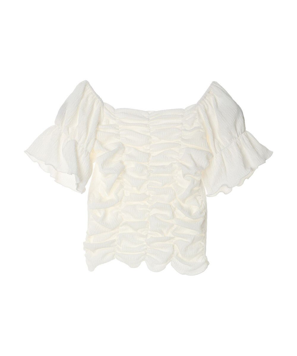 earth music&ecology カットシャーリングプルオーバー 