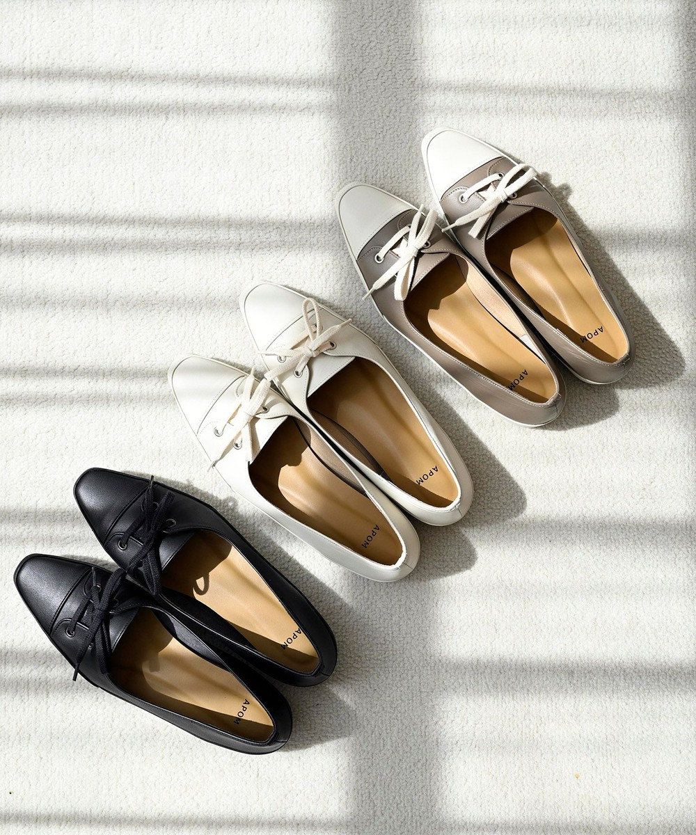 APOM 【CRAHUG限定】日本製 晴雨兼用フラットスニーカーパンプス15 